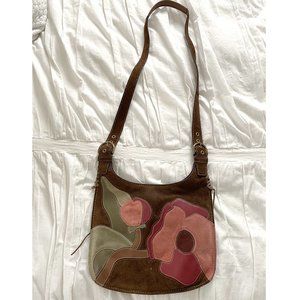 Vintage Bohemian Crossbody Poppy Suede/Leather Limited Ed Coach Purse